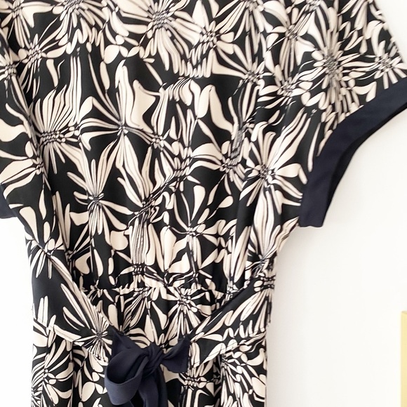 Anthropologie Black and Cream Patterned Dress - Picture 12 of 15